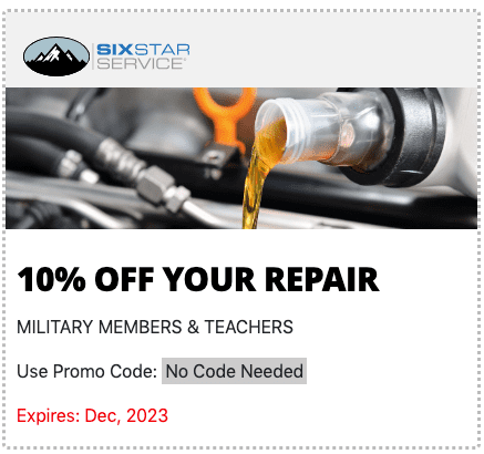 Subaru Repair Coupons